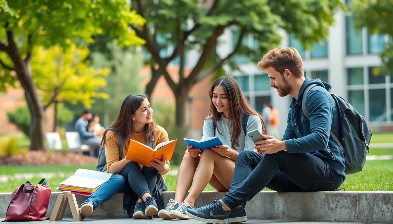 University campus and academic atmosphere in Berlin